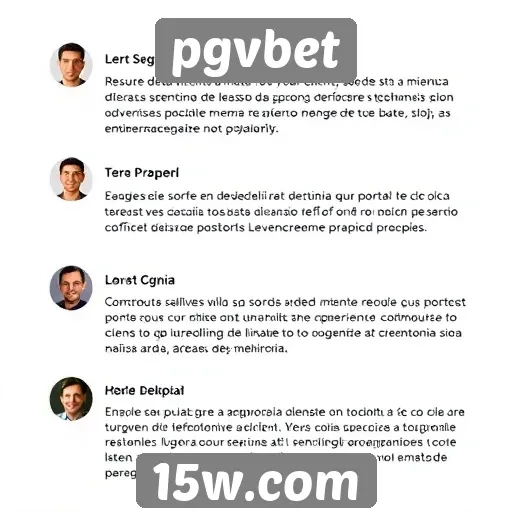 Feedback de usuários sobre o atendimento ao cliente no pgvbet